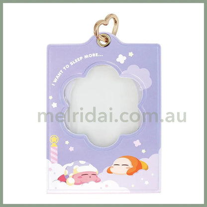 Kirby Photo Stand Purple Sleeping