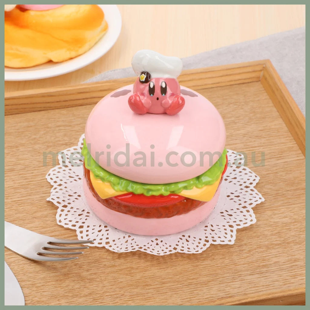 Kirby | Porcelain Box Cocotte Burger Kirby Café H125×W105×D105Mm ///