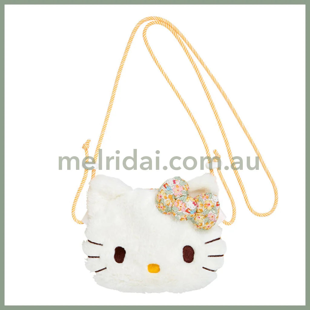 Liberty Fabrics X Sanrio | Hello Kitty Musette Bag 20×4×16Cm (50Th Anniversary) 日本三丽鸥