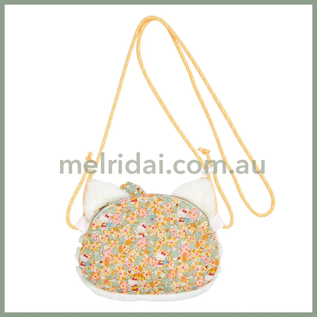 Liberty Fabrics X Sanrio | Hello Kitty Musette Bag 20×4×16Cm (50Th Anniversary) 日本三丽鸥