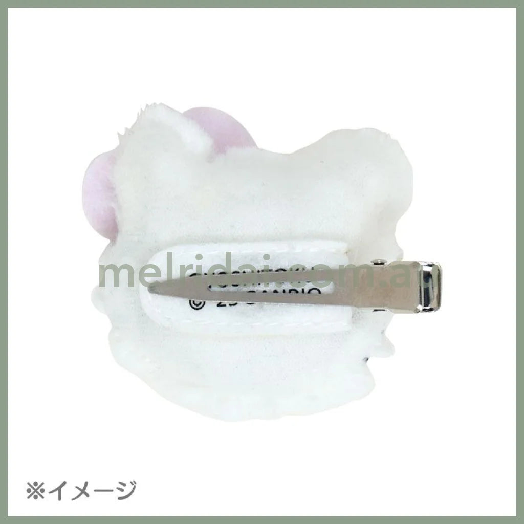 【Limit 1】SANRIO x Yoshitoku | Retro Plush Collection Hair Clip Set (Cinnamoroll)