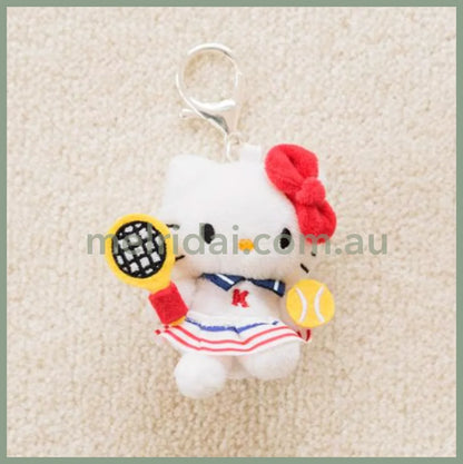 【Limit One/Person】Me% X Hello Kitty | Mascot Holder Keychain 13Cm (Tennis)