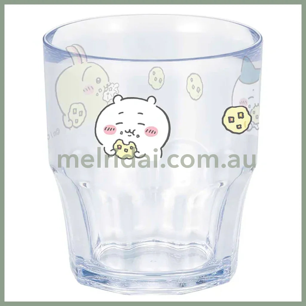 【Made In Japan】Chiikawa | Clear Tumbler Φ81×H90Mm (Friends) 吉伊卡哇 透明树脂杯/冷水杯/漱口杯 可放洗碗机 便收纳