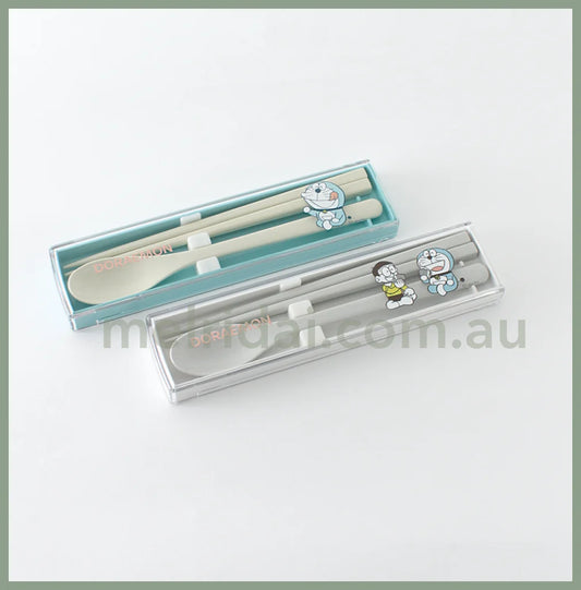 Made In Japanim Doraemonchopsticks & Spoon Set A 100