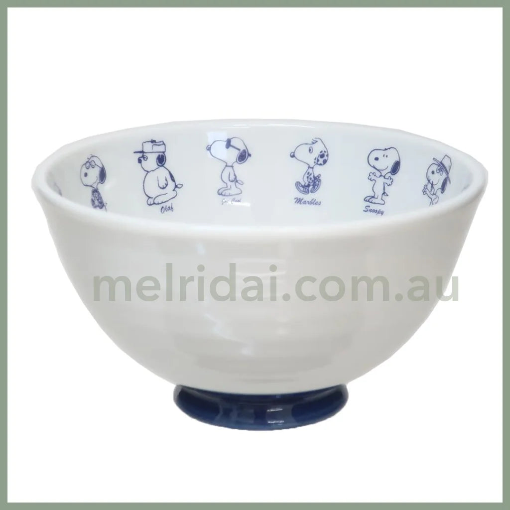 【Made In Japan】Peanuts | Snoopy Porcelain Rice Bowl 112×62Mm 史努比 陶瓷印花 米饭碗/茶碗