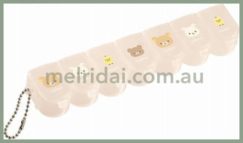 Made In Japansan-X | Rilakkuma Small Pill Case Set / Pink