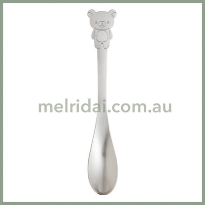 【Made In Japan】San - X | Rilakkuma Stainless Steel Spoon & Fork S Approx. H145 X W20Mm