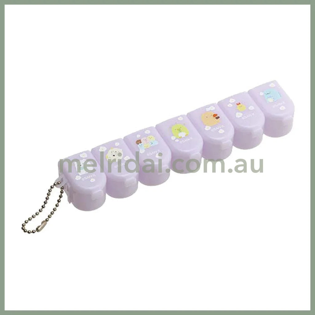 Made In Japansan-X | Sumikko Gurashi Small Pill Case Set / Purple