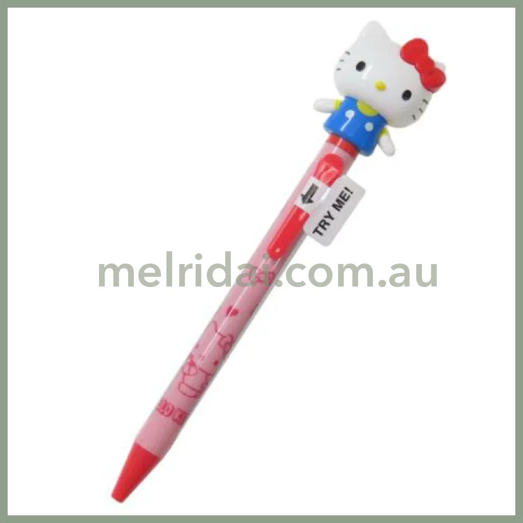 【Made In Japan】Sanrio | Action Mascot Ballpoint Pen Hello Kitty 0.7Mm Black