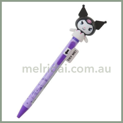 【Made In Japan】Sanrio | Action Mascot Ballpoint Pen Kuromi 0.7Mm Black