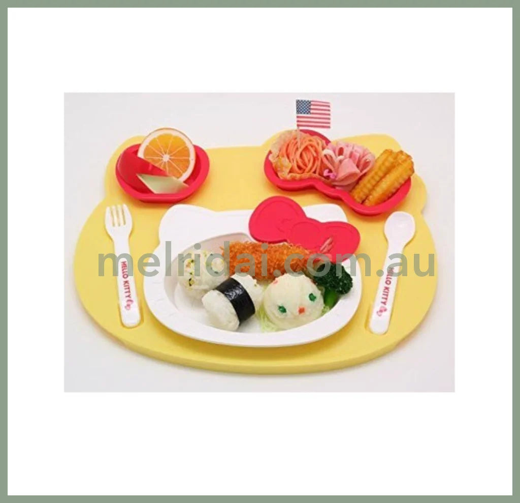 Made In Japansanrio Babyhello Kitty Icon Baby Kids Tableware Dishes Plate Set 5