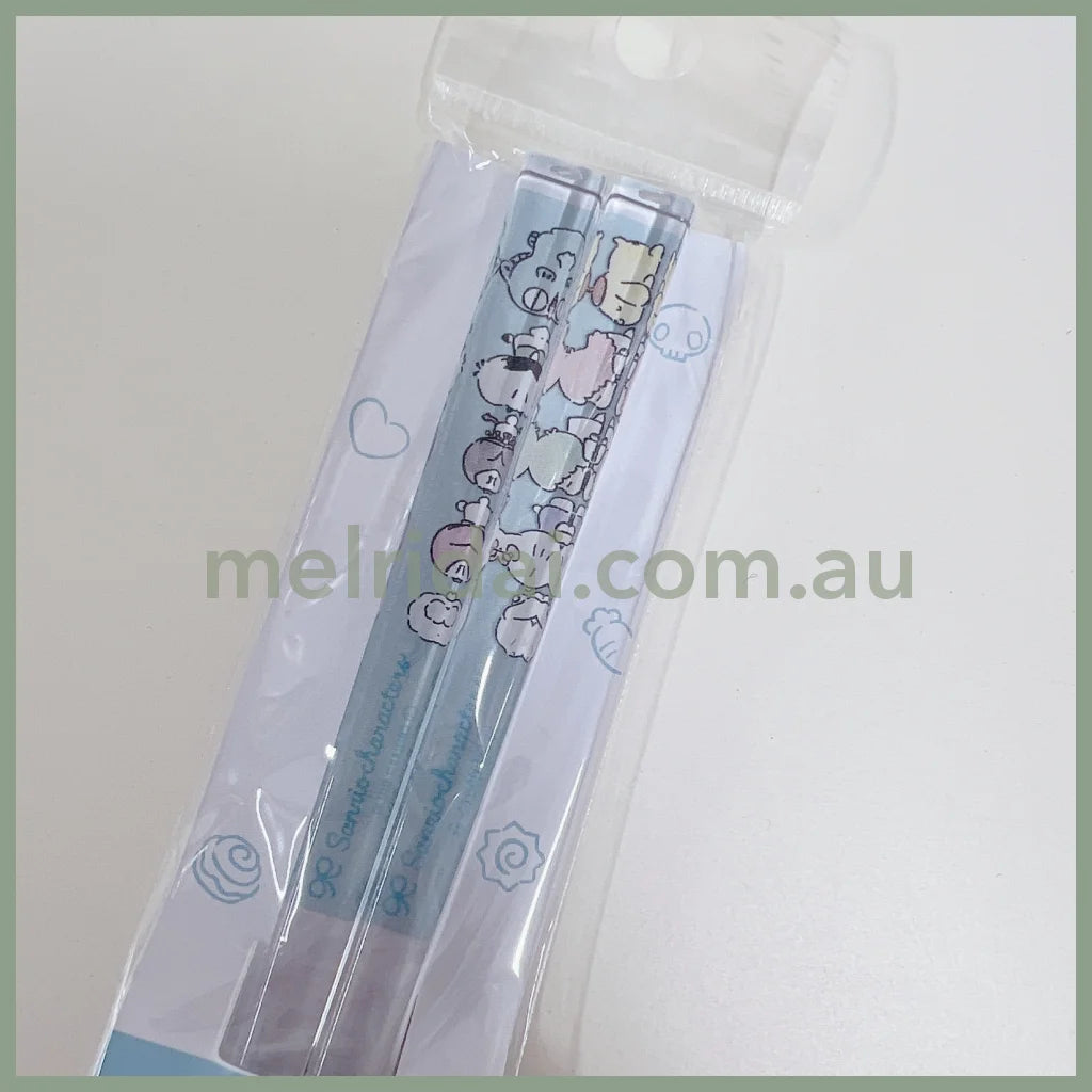 Made In Japansanrio | Clear Chopsticks 18Cm (Relaxed Life) Blue