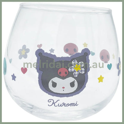 【Made In Japan】Sanrio | Swaying Glass Tumbler （Hana Series) Φ8.6 X H7.8Cm 日本三丽鸥