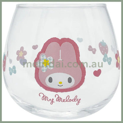 【Made In Japan】Sanrio | Swaying Glass Tumbler （Hana Series) Φ8.6 X H7.8Cm 日本三丽鸥