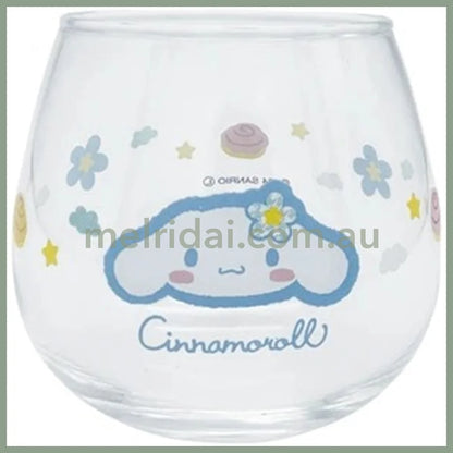 【Made In Japan】Sanrio | Swaying Glass Tumbler （Hana Series) Φ8.6 X H7.8Cm 日本三丽鸥