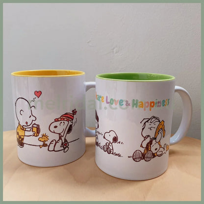 Made In Japanpeanutssnoopy Share Love & Happiness Mugs