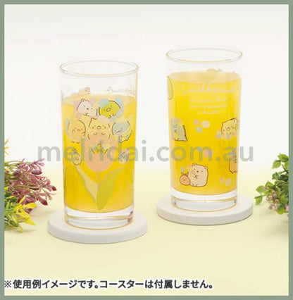 Made In Japansan-Xsumikko Gurashi Zassou And Yoseis Flower Garden Glass 340Ml