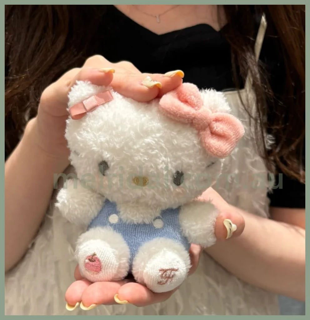 Maison De Fleur X Sanrio | Fluffy Mascot Holder Plush Keychain Limited Edition Approx.10Cm Hello