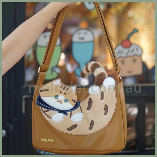 Mewji♡ 2 Way Shoulder Bag Tote (Cat)