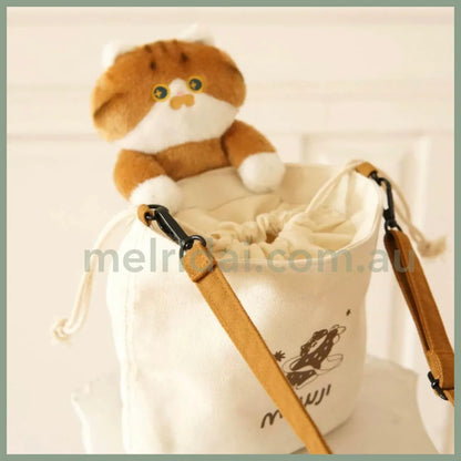 Mewjishoulder Bag With Cat Plush Toy