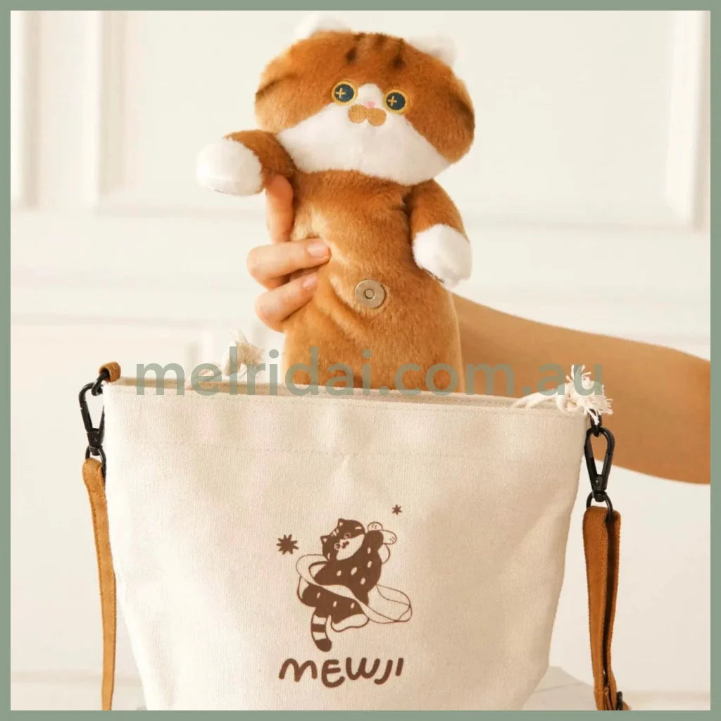 Mewjishoulder Bag With Cat Plush Toy