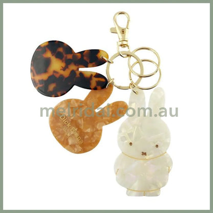 Miffy | Acrylic Key Charm W47×H105×D6Mm 米菲 亚克力挂件/钥匙链/三联挂件/包挂