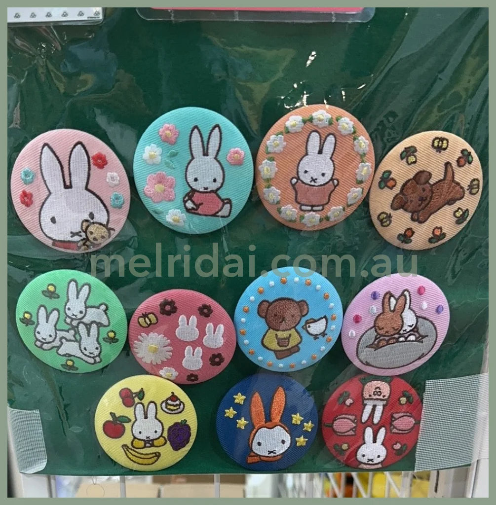 Miffy | Embroidery Brooches Clollection3 Random // 11+