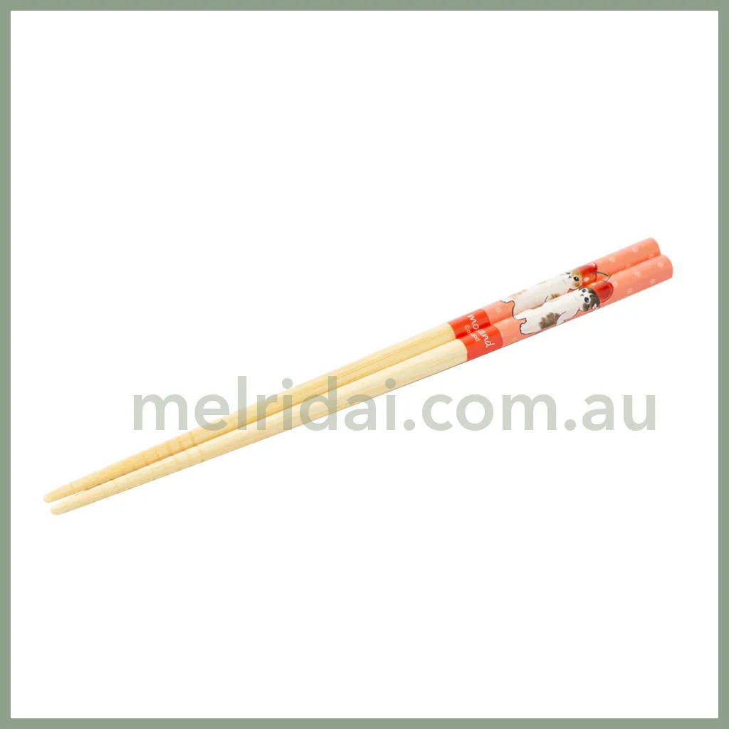 Mofusand | Bamboo Chopsticks 21Cm 猫福 天然竹 筷子 Cherry