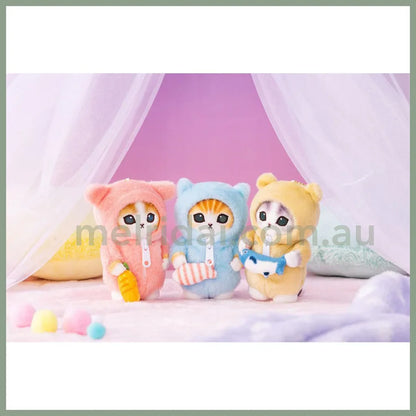 Mofusand | Costume Mascot Holder Plush Keychain H125×W100×D100Mm 猫福 睡衣派对 毛绒挂件/包挂/钥匙链