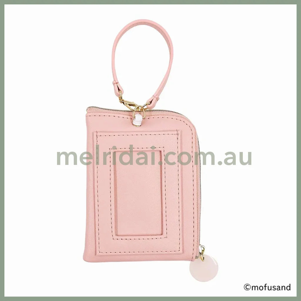 Mofusand | Daily Pouch Flocky With Reel H120 X W90 D10Mm (Rabbit Meow)