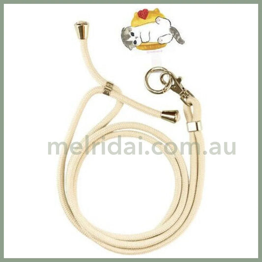 Mofusand | Multi Ring Plus Mascot Strap W60 X H770 D36 Mm (Shrimp Nyan)