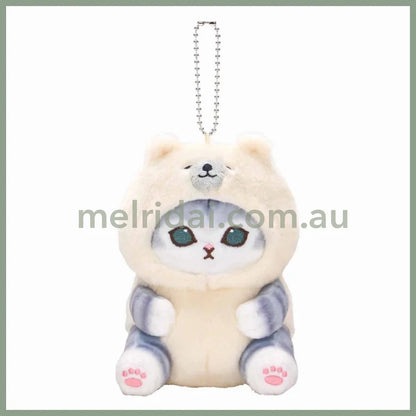 Mofusand | Sea Creature Mascot Plush Keychain Approx.14Cm / Polar Bear