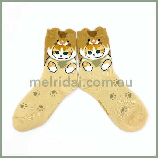 Mofusand | Socks 23～25Cm (Owl Nyan)