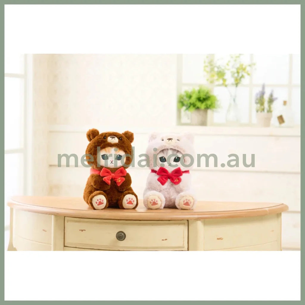 Mofusand | Teddy Bear Nyan Plushie Brown H220×W140×D180Mm /