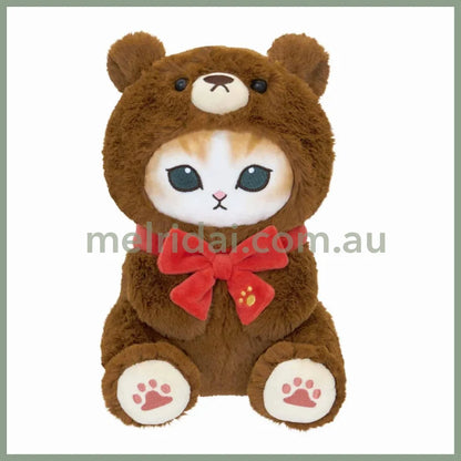 Mofusand | Teddy Bear Nyan Plushie Brown H220×W140×D180Mm /