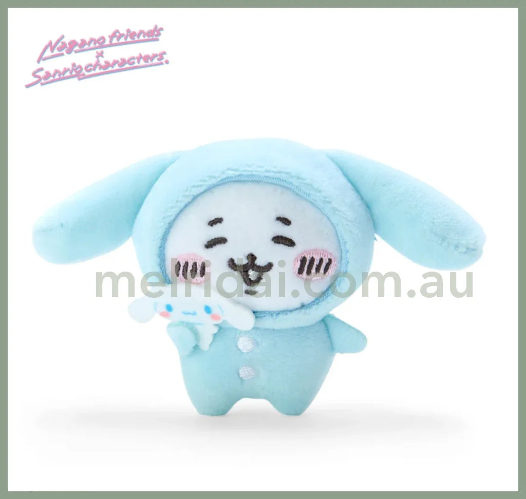 Nagano Friends X Sanrio | Chiikawa Plush Badge 10 3.5 7 Cm // Cinnamoroll