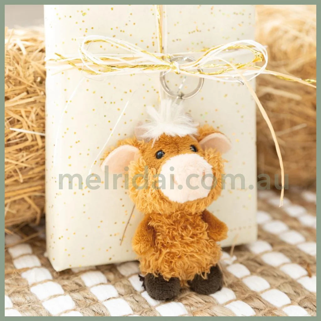 Nici Keyholder Highland Cattle Mcmooray 10Cm Green (Farm Friends)