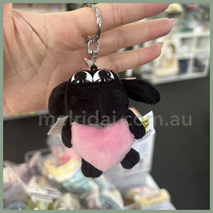 Nici | Shaun Timmy Bean Bag Keyring Approx.10Cm 礼祺 小羊肖恩 提米 沙包豆袋 毛绒玩偶/挂件/钥匙链/包挂 With Pink Heart