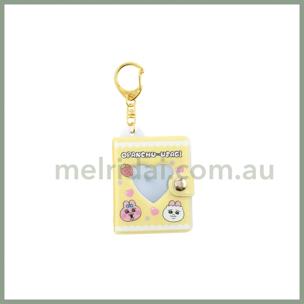 Opanchu Usagi | Mini Album Key Holder 75Mm X 55Mm 15Mm 内裤兔/底裤兔 迷你相册挂件/钥匙链/包挂 Ye