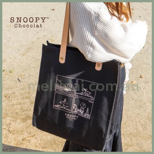 Peanuts | Snoopy Chocolat Tote Bag Limited Edition (Bk)