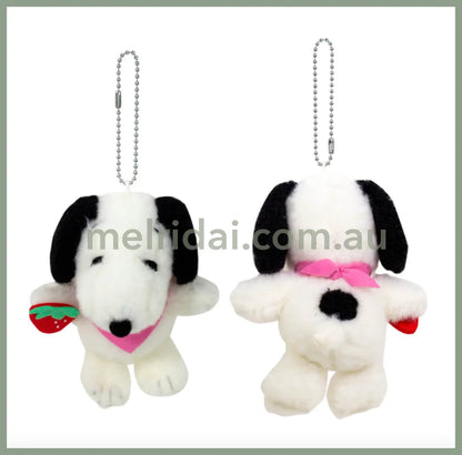 Peanutssnoopy Plush Keychain Berry