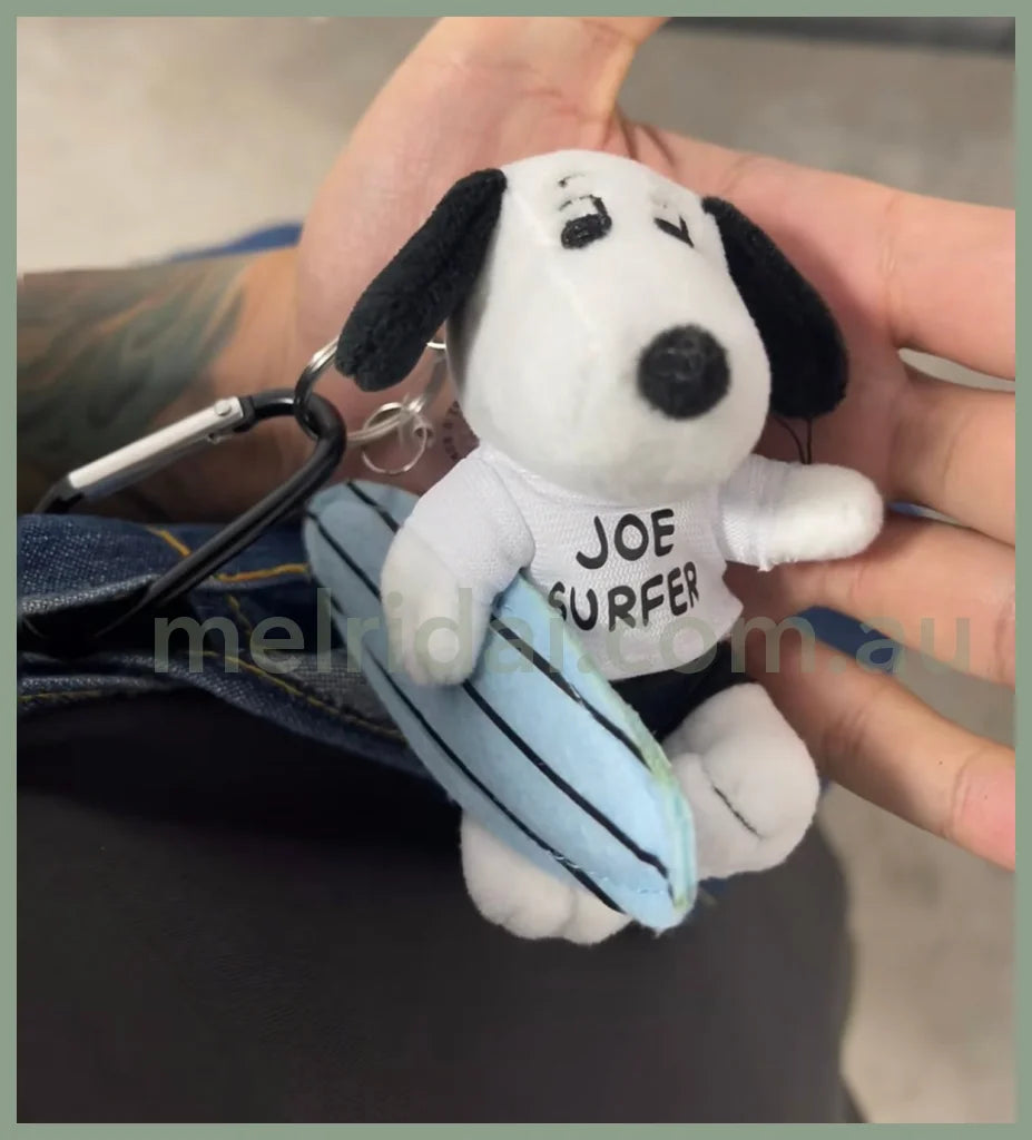 Peanuts | Snoopy Surfing Mascot Holder Plush Keychain Keyring (Limited)