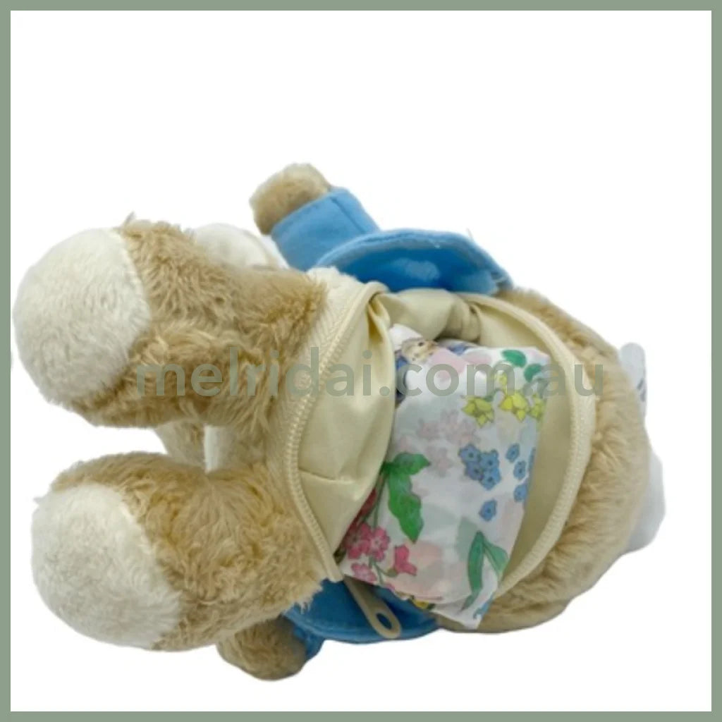 Peter Rabbit | Plush Eco Bag Shopping Outing Marche Carabiner H 9.8 X W 4.7 D 3.5 Cm