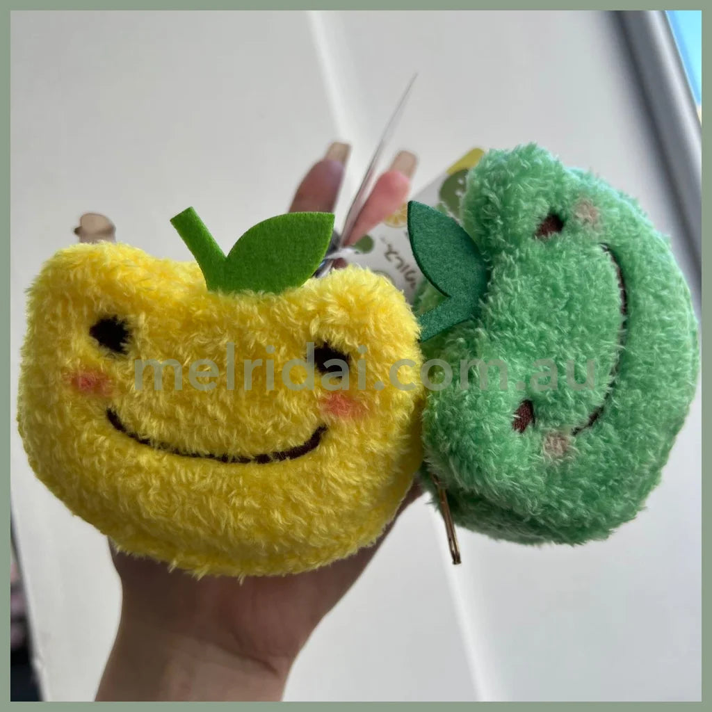 Pickles The Frog | Carabiner Plush Mini Pouch Kabosu H8×W9×D6Cm //