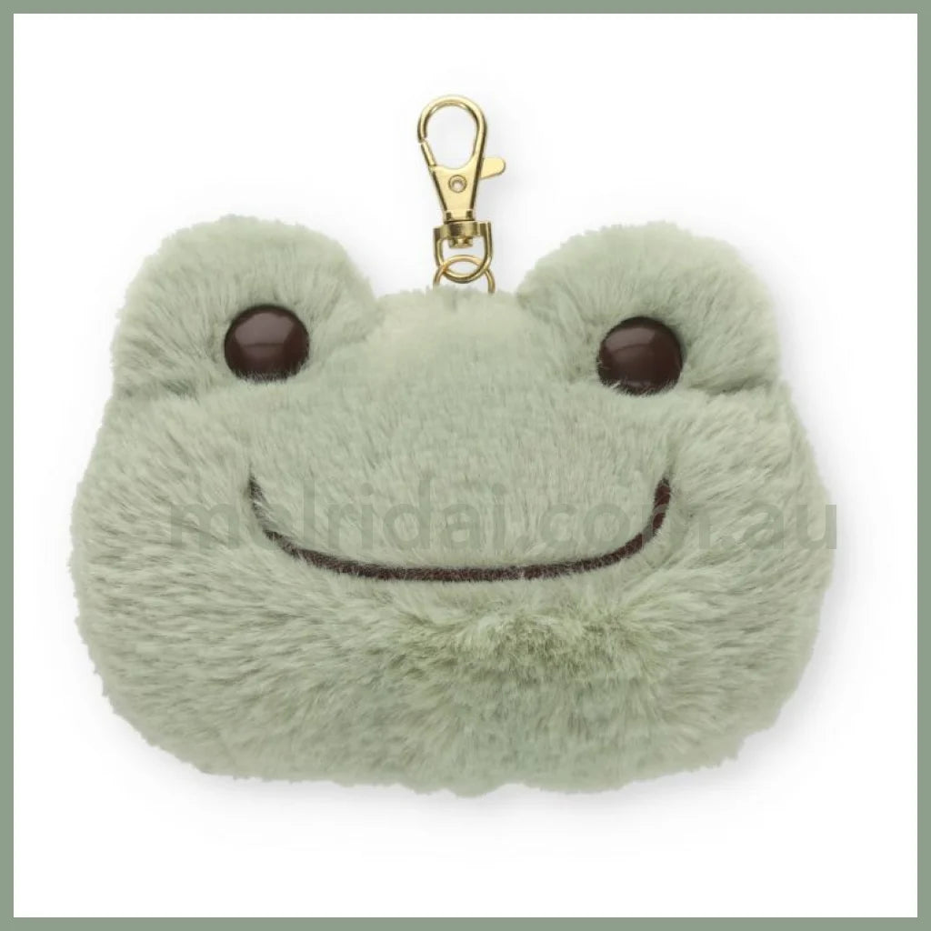 Pickles The Frog | Fluffy Pass Case Keychain 100X135X50Mm