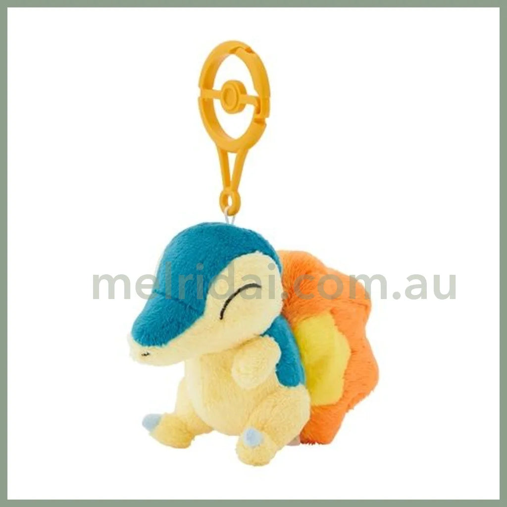 Pokemon | Mascot Holder Plush Keychain With Carabiner 17.5 X 12 6.5 Cm (Cyndaquil)