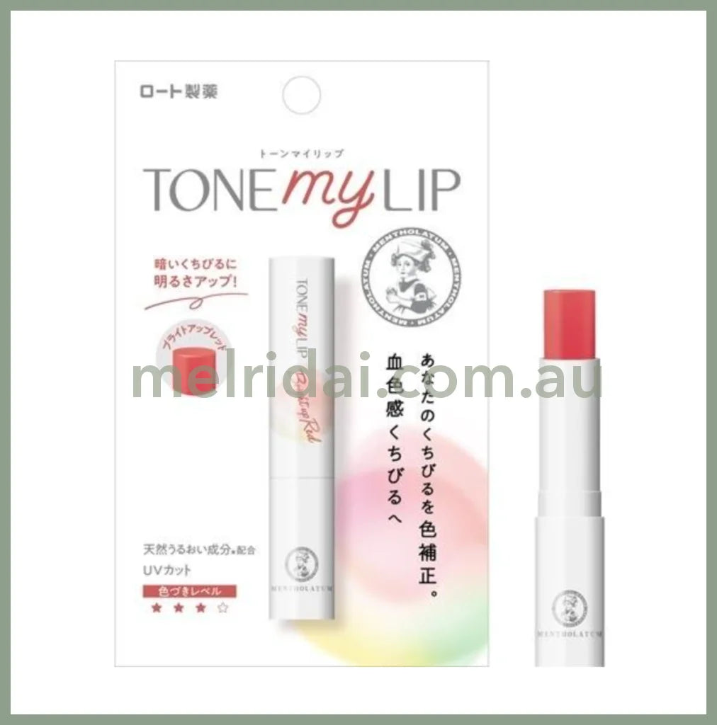 Rohtomentholatum Tone My Lip Tinted Color Lip Balm Unscented