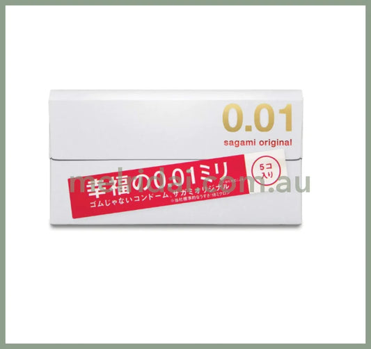 Sagami001 Original Condoms 0.01Mm (5 Pieces) 001 5