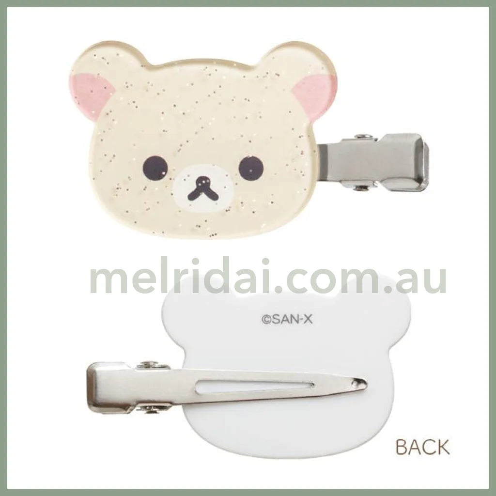 San-X | Hair Clip Set Korilakkuma And Chairoikoguma Rilakkuma / &