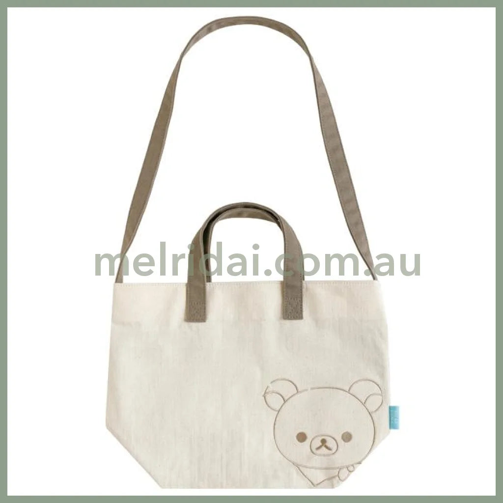 San-X | Komorebi Camp 2Way Tote Bag Rilakkuma H270×W370×D150Mm /